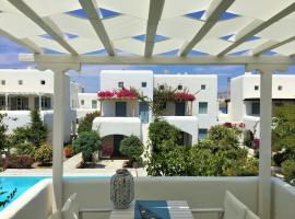 Mykonian Style Pool House 1 w Night Security Guard, hotel v destinaci Ornos