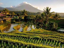 Dedari Lodge Jatiluwih Rice fields, chata v destinaci Jatiluwih