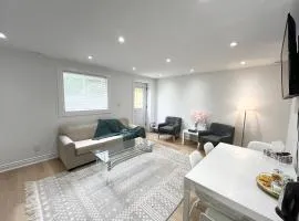 Cozy, brand-new, 2BDR,walkout apt, free parking