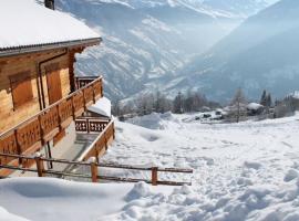 Thyon 4pièces, magnifique vue，位于Hérémence的别墅