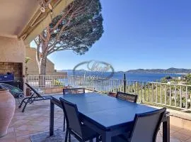 Magnifique appartement moderne en duplex 4 personnes avec terrasse et chambres vue mer à la Fossette - Le Lavandou