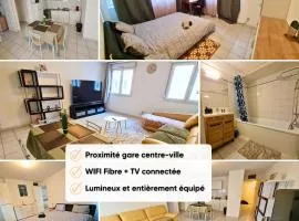 Escale en ville - T2 lumineux gare centre-ville