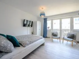 Helles Apartment in TOP-Lage inklusive Parkplatz, WLAN