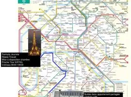 Dayroom Espace Paris sans nuitée et Chambre partagée Chatillon nuitée -- Repos journée ou Espace Travail 8-19h Proche Tour Eiffel ou Usage bureau à l'heure en journée -- Nuitée Chatillon Avenue Paris