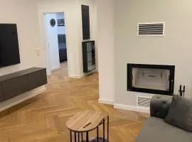 Neubau Apartment mit Kamin und Terrasse in Premium Lage Parkplatz inklusive