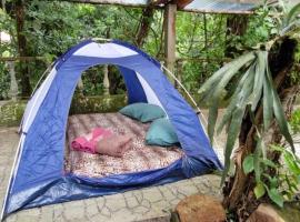 Glamping Macacu, luxusní stan v destinaci Cachoeiras de Macacu