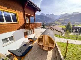 Chalet Viola am Waldrand von Disentis