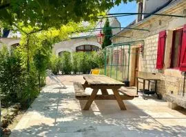 Maison d'Antan - PiscineJardinClim - Bourg de Cuzance