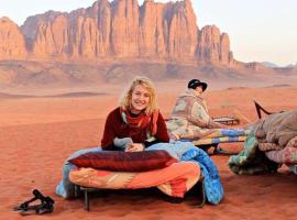 Wadi rum under stars