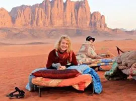 Wadi rum under stars