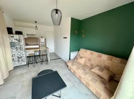 Studio avec extérieur ombragé