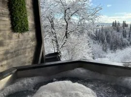 Казковий дім та Garden два будиночки в горах з чаном-джакузі