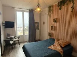Studio meublé en Centre Ville avec vue sur la Dent du Chat