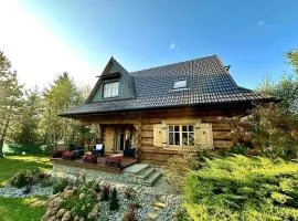 Sękata Chata - drewniany domek z jacuzzi