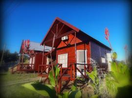 Las Huellas Cabaña, hotel v destinaci Balneario Pehuén-Có