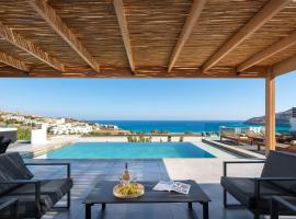 Villa Rocabella with heated pool & jacuzzi in Lindos, hotel v destinaci vlicha