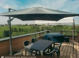 Terrasse 2-1 Appartements du Pont Alsort