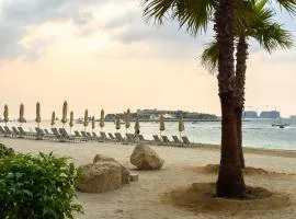 Live on a Private Beach - Sea View 2BR Near Marina