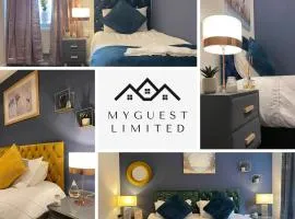 5 Bedroom House - 10 Beds - City Centre - Parking
