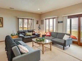 Near All-Season Trails Howard Lake Home with Dock!