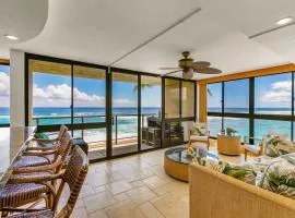 Kuhio Shores 319: Oceanfront in Poipu with A/C!