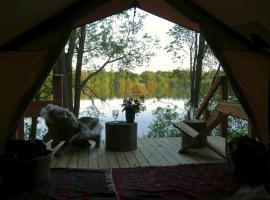 Naturlig på Korsgården Glamping, luxusní stan v destinaci Nysted