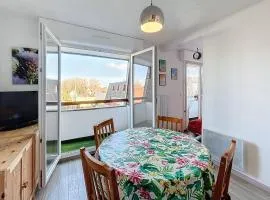 Charmant Studio Cabine 4 Pers, Balcons, Parking Privé, à 300m de la Plage de Merville-Franceville - FR-1-465-37