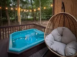 Pocono Hideout Family Home with Hot Tub Deck Sunroom Pool Big Bass Lake Larsen Lake Gouldsboro Clifton Township
