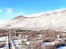 Lika Relax and Party House with sauna, jacuzzi and outdoor heated swimming pool