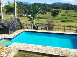 Casa suíça cura xamã,2 p, natureza-cristais