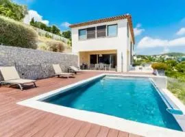 Villa Hélios - Panoramic Sea and City view - AC - Swimming pool - Luxury