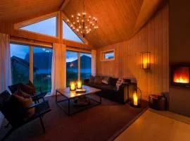 Haukland beach panorama