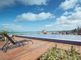 Apto c otima localizacao a 120m da praia de Tambau