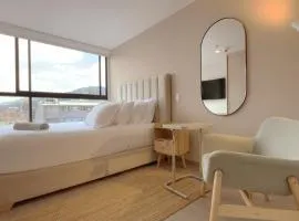 Moderno Loft con Vistas Panorámicas de la Ciudad