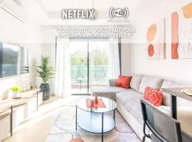 Livia cosy - Clim, Wifi, Jardin à 10min de l'Aéroport