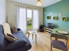 À 110 m de la plage, appartement moderne pour 4