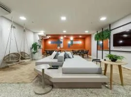 Studio c Piscina, 13min de Copa