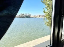 Le bassin - Vue canal du midi avec climatisation et garage