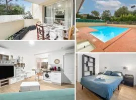 Balcon, parking, piscine et clim' à 2 pas du port Santa Lucia