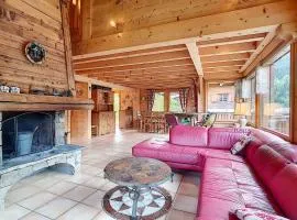 Chalet haut de gamme 8 pers à La Clusaz avec Wifi et parking - FR-1-818-74