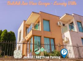 Balchik Sea View Escape 5BR Luxury with Hot Tub & Free Parking, hotel in Baltsjik