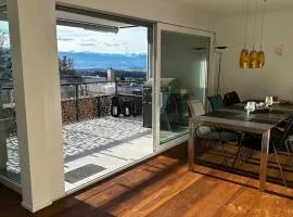 Modernes 3,5 Zimmer Apartment 100 m2 mit Alpenblick und 3 Terrassen