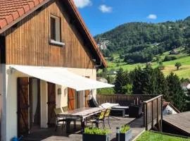 Maison 3 étoiles hautes Vosges vue directe sur la montagne