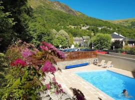 Saint Lary Centre T2 4 Pers Piscine Vue Montagne, hotel i Saint-Lary-Soulan