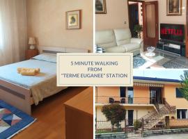 Casa Luna appartamento alle Terme con 3 Camere da Letto vicino alla Stazione, acomoda&ccedil;&atilde;o com cozinha em Montegrotto Terme