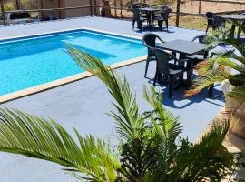 Chalé Bella Serra piscina café da manhã incluso
