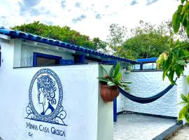 Hospedagem Casinha Grega na Praia da Baleia em Jacaraípe, hotel a Serra