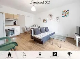002-T2 cosy 2 à 4 pers Lumineux Wifi & Parking