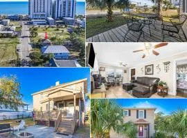 Dazzling Centrally Located Ocean View w 2 Kings, Huge Private Yard, 2 Decks, Firepit, BBQ