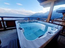 Loft de luxe - jacuzzi avec vue d'exception - Torgon, hotell sihtkohas Vionnaz